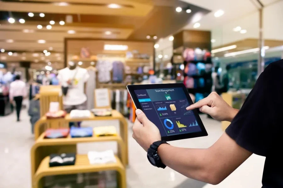 Shopify merchant using mobile app to track marketing automation
      metrics